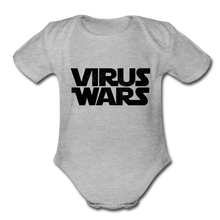 Load image into Gallery viewer, Virus Wars Organic Short Sleeve Baby Bodysuit - Premium Marketing Plus