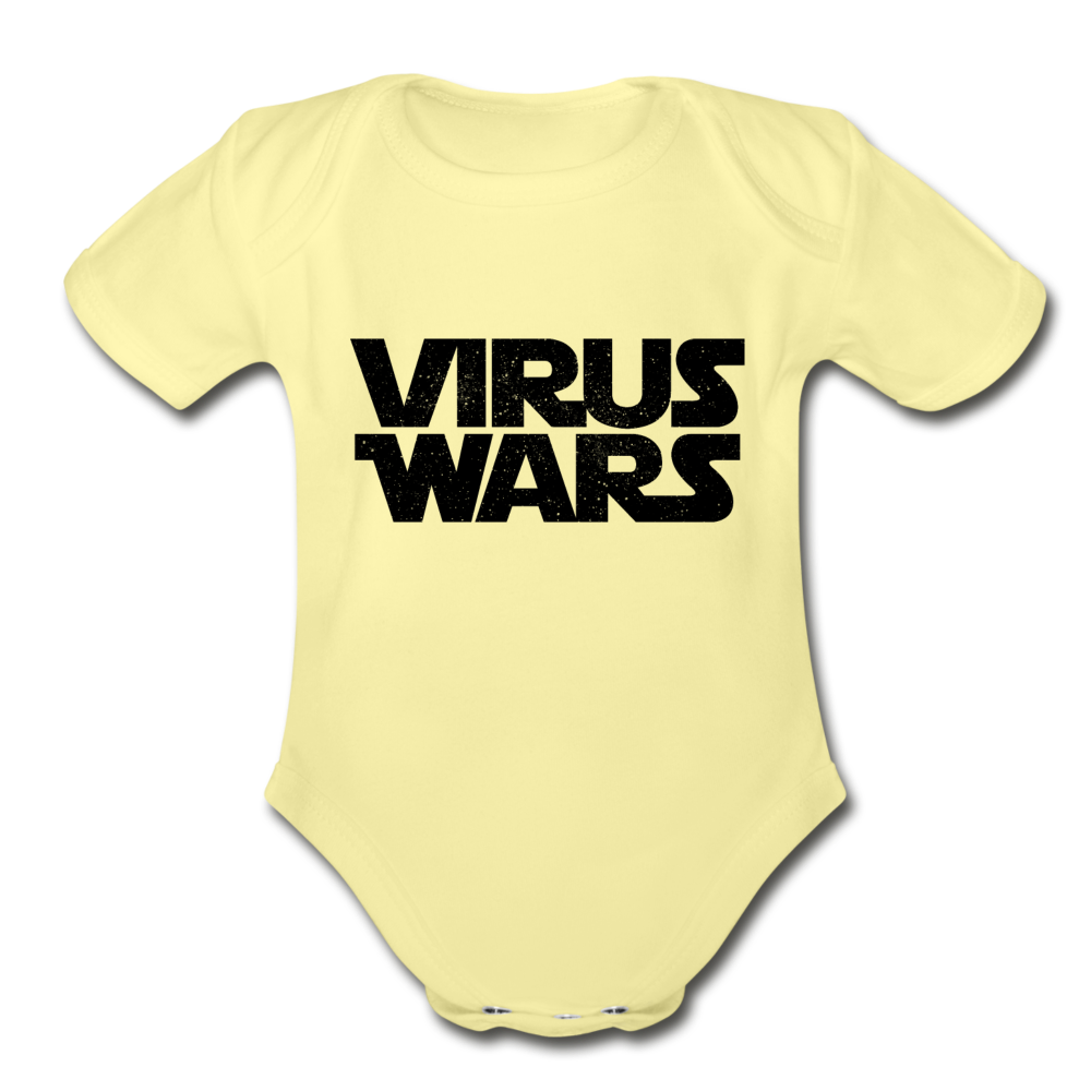Virus Wars Organic Short Sleeve Baby Bodysuit - Premium Marketing Plus