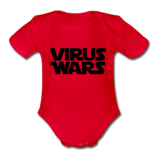 Load image into Gallery viewer, Virus Wars Organic Short Sleeve Baby Bodysuit - Premium Marketing Plus
