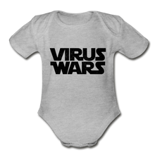 Load image into Gallery viewer, Virus Wars Organic Short Sleeve Baby Bodysuit - Premium Marketing Plus
