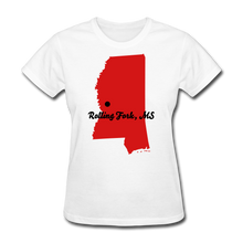 Load image into Gallery viewer, Rolling Fork, MS Red - Women&#39;s T-Shirt - Premium Marketing Plus
