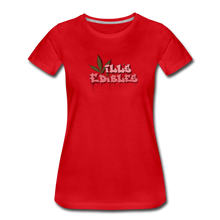 Load image into Gallery viewer, Will&#39;s Edibles - Women’s Premium T-Shirt - red
