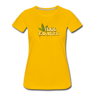 Will's Edibles - Women’s Premium T-Shirt - sun yellow