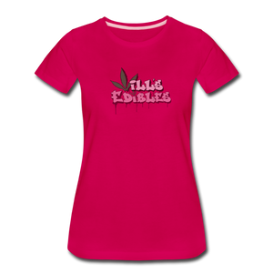 Will's Edibles - Women’s Premium T-Shirt - dark pink