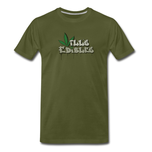 Will's Edibles - Men's Premium T-Shirt - olive green