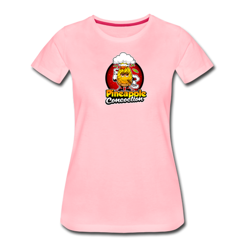Pineapple Concoction (red) - Women’s Premium T-Shirt - pink