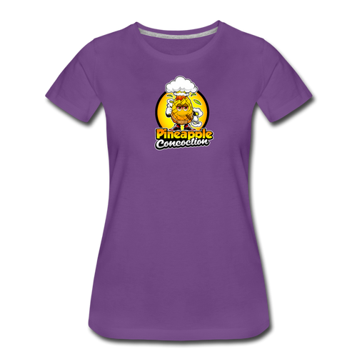 Pineapple Concoction - Women’s Premium T-Shirt - purple