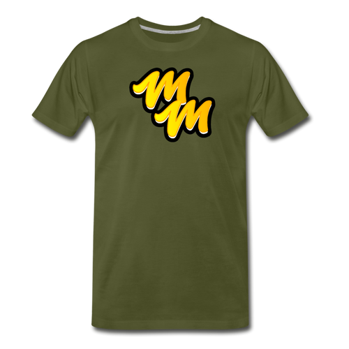 Med Med (MM) Men's Premium T-Shirt - olive green